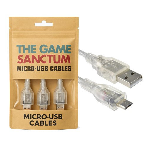 Clear micro usb - 1m, charging