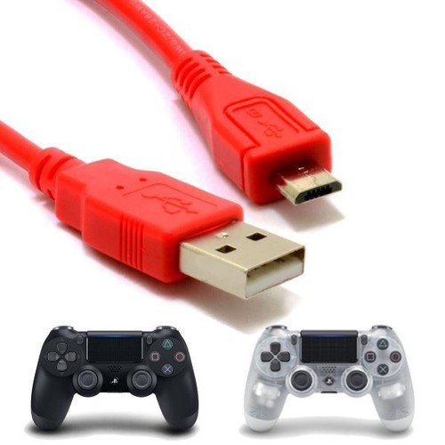 Red micro usb charging - 2m,